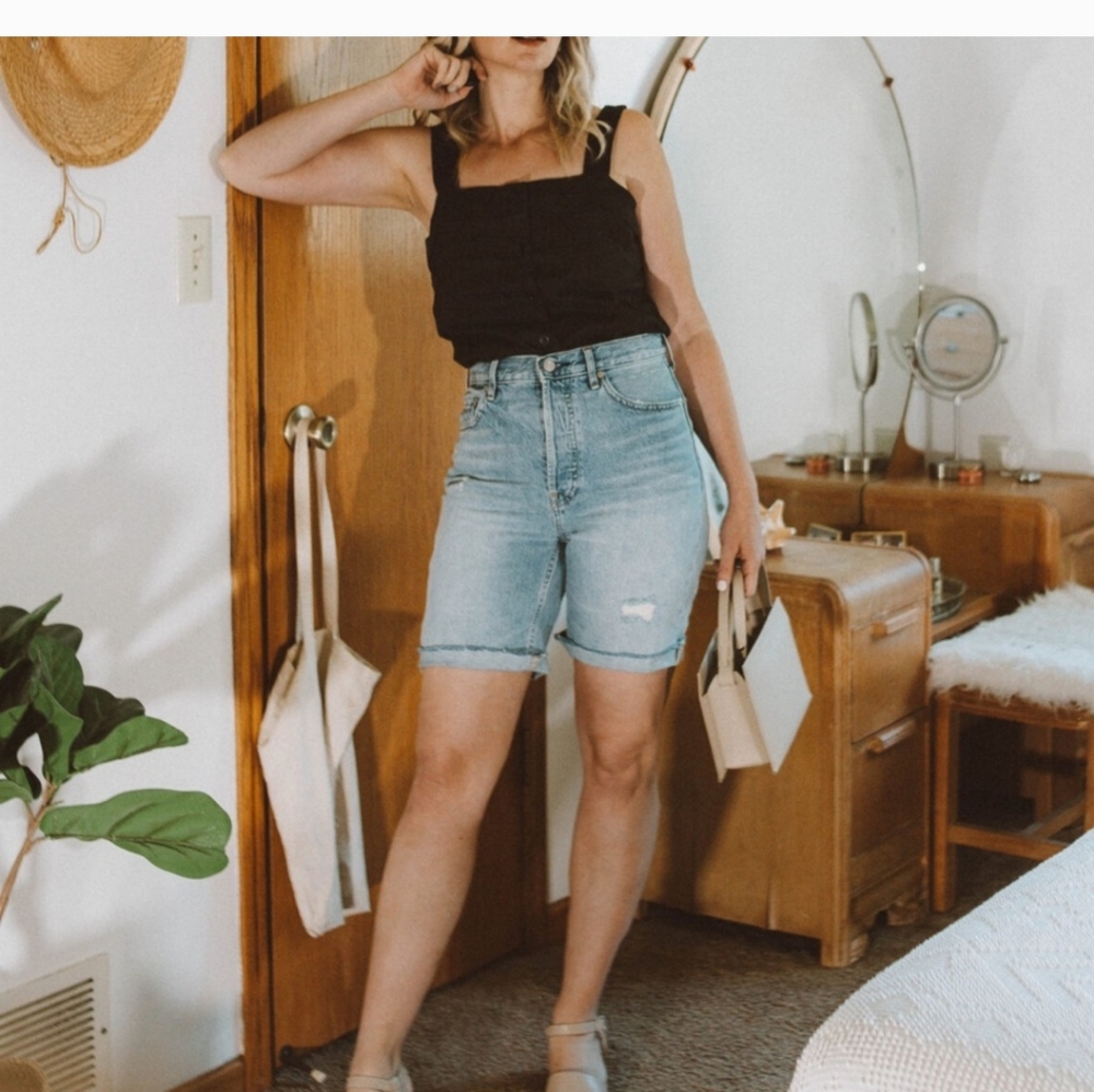 Everlane Button Fly Jean Shorts